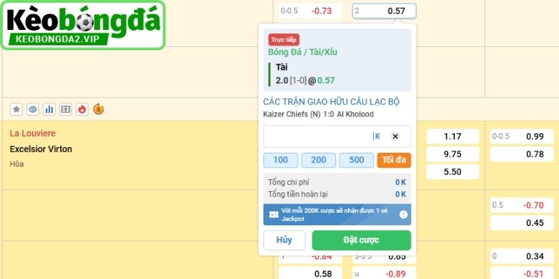 Tỷ Lệ Kèo Tài Xỉu, Bí Quyết Theo Dõi Nhịp Đấu Hiệu Quả 3 Mốc cược 2.0 được nhiều người chọn